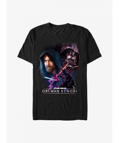 Star Wars Obi-Wan Kenobi Vader and Kenobi Face-Off T-Shirt $6.99 T-Shirts