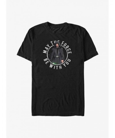 Star Wars The Mandalorian Luke Skywalker May The Force Be With You Big & Tall T-Shirt $8.13 T-Shirts