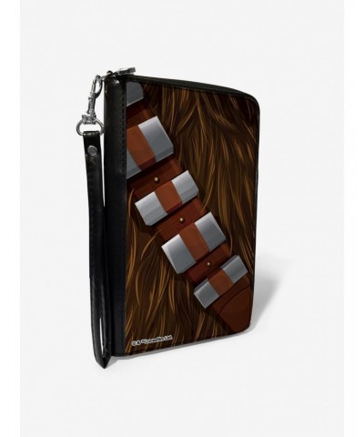 Star Wars Chewbacca Character Close Up Bandolier Zip Around Wallet $13.41 Wallets