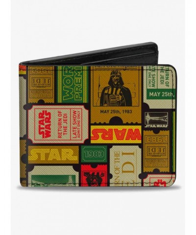 Star Wars Return of The Jedi Movie Release Collage Bifold Wallet $6.48 Wallets